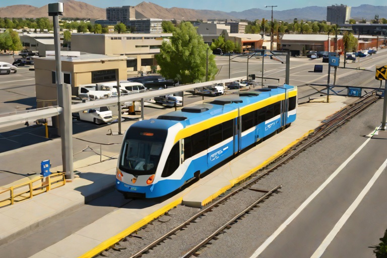 Bus Fleet Compressed Natural Gas (CNG) Fueling Safety Rails across the Golden Station Transit Loop