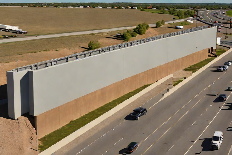 Acoustic Noise Barrier Soundwall Absorption Calculations across the I-25 South Commuter Bypass