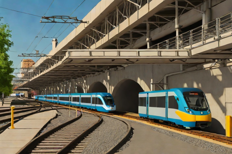 Underground Rail Tunnel Forced Air Jet-Fan Smoke Evacuation across the Colfax Avenue BRT Line