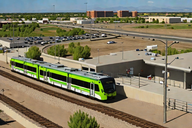 Bus Fleet Compressed Natural Gas (CNG) Fueling Safety Rails across the Longmont Intermodal Terminal