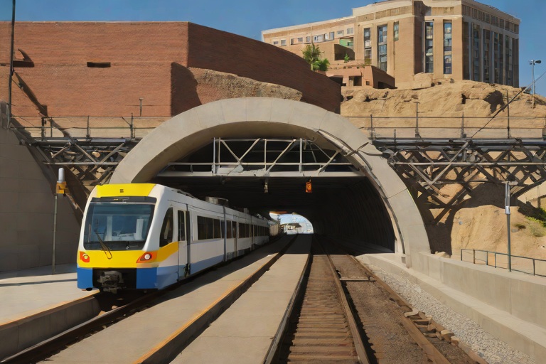 Underground Rail Tunnel Forced Air Jet-Fan Smoke Evacuation across the W-Line West Colfax Light Rail