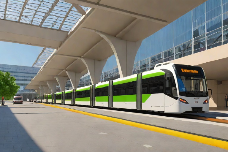 Electric Bus Inductive Depot Charging Load Management across the Civic Center Transit Concourse