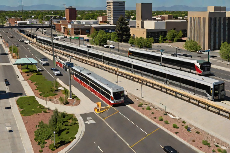 Bus Rapid Transit Dedicated Right-of-Way Pavement Shear across the W-Line West Colfax Light Rail
