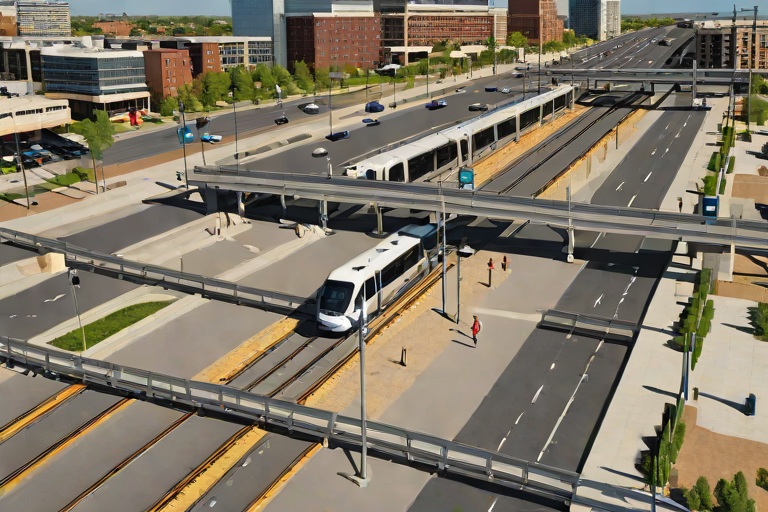 Bus Rapid Transit Dedicated Right-of-Way Pavement Shear across the R-Line Aurora Metro Ring