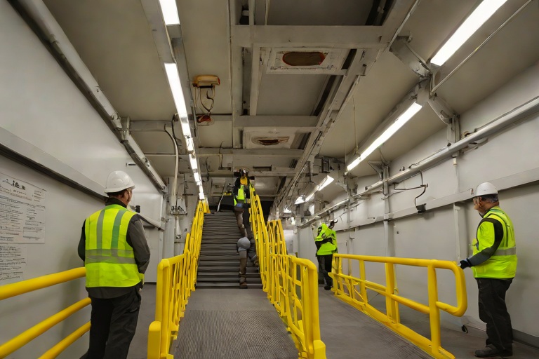 Emergency Evacuation Stairwell Pressurization Fan Testing across the Thornton Crossroads Regional Line