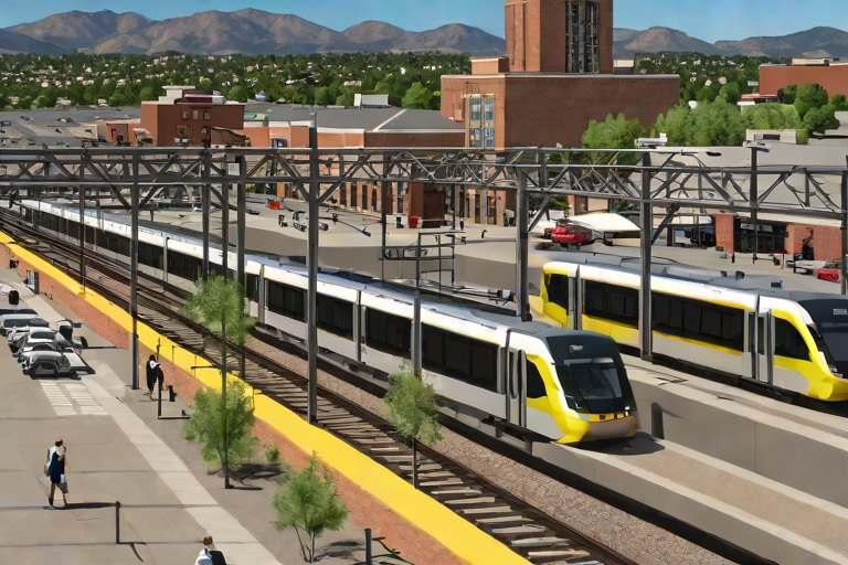 High-Wind Overhead Catenary Dynamic Oscillation Modeling across the Littleton Downtown Station
