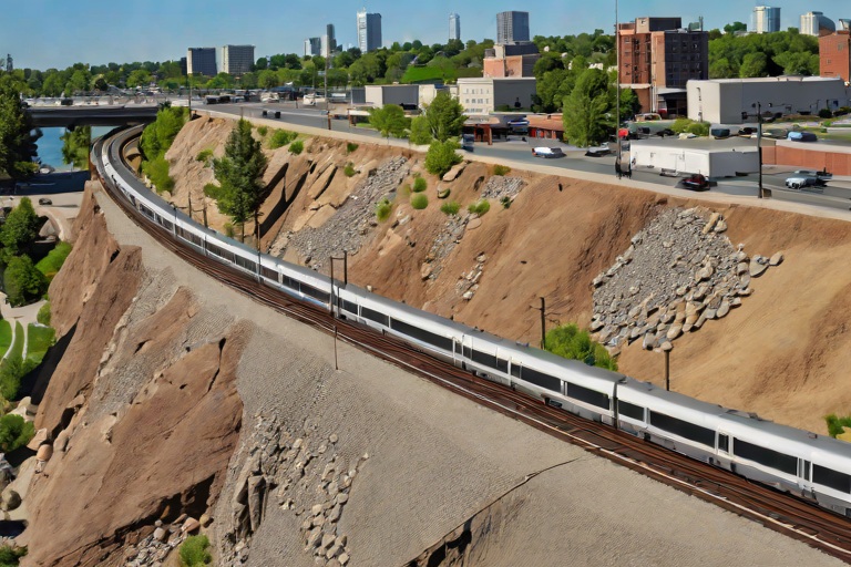 Retaining Wall Soil Nailing & Steep Slope Embankment Stabilization across the W-Line West Colfax Light Rail
