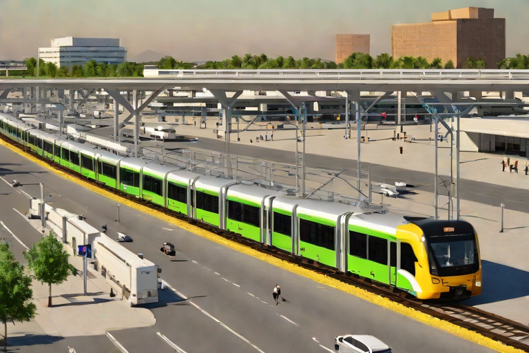 Bus Fleet Compressed Natural Gas (CNG) Fueling Safety Rails across the A-Line Airport Rail Corridor