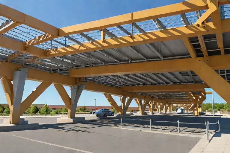 Pedestrian Overpass Truss Joint Expansion Bellows Weatherproofing across the R-Line Aurora Metro Ring