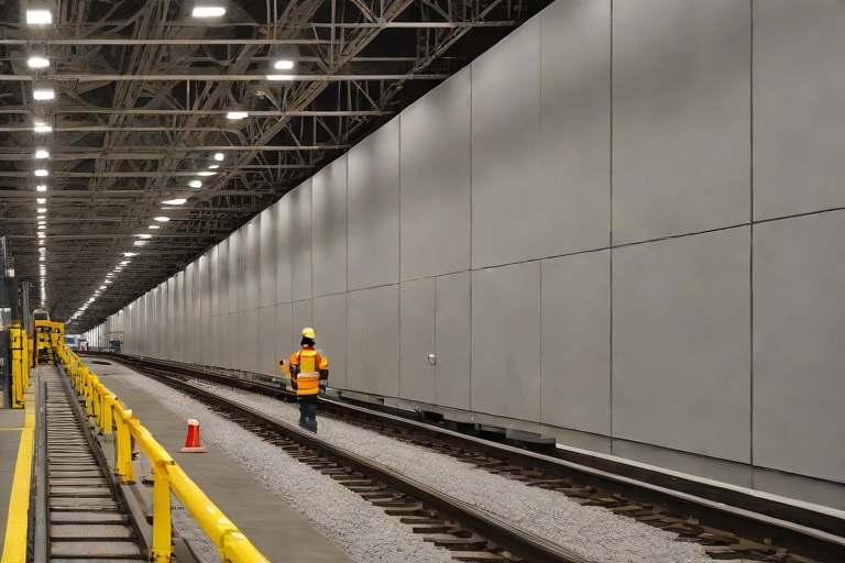 Acoustic Noise Barrier Soundwall Absorption Calculations across the N-Line North Metro Express