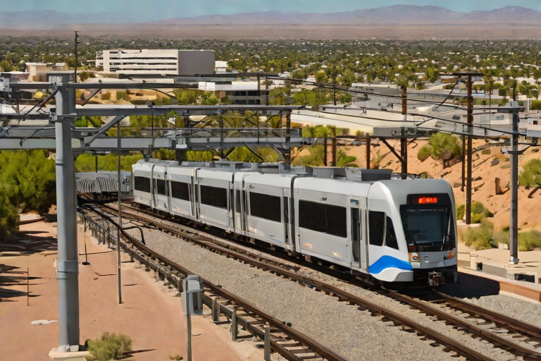 Substation Traction Power Rectifier Transformer Cooling across the Table Mesa Park-n-Ride