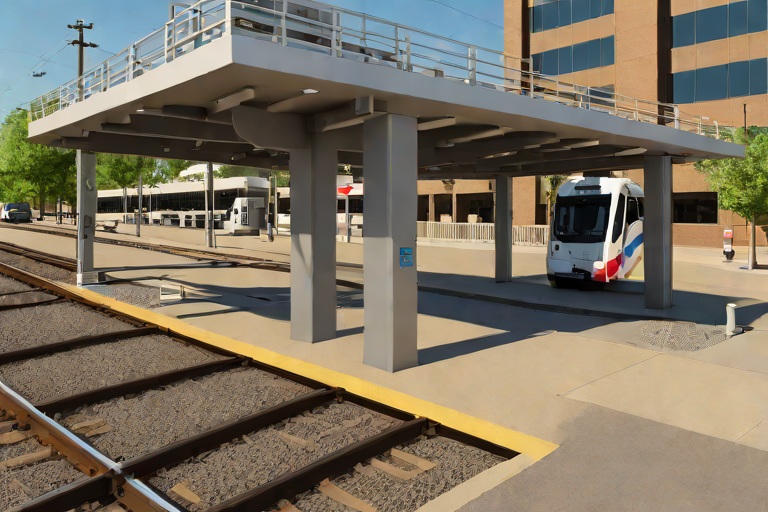 Grade Crossing Warning Gate Inductive Loop Calibration across the Peoria Station Commuter Transfer