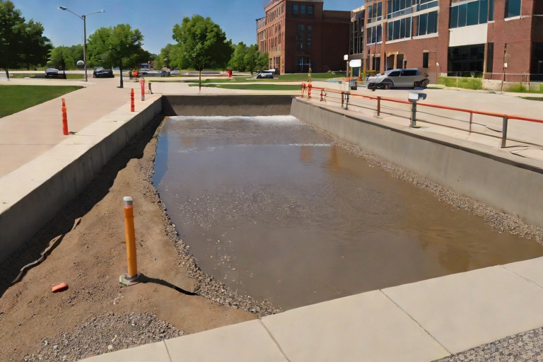 Stormwater Detention Vault Sizing for 100-Year Front Range Runoff across the H-Line City Center Feeder