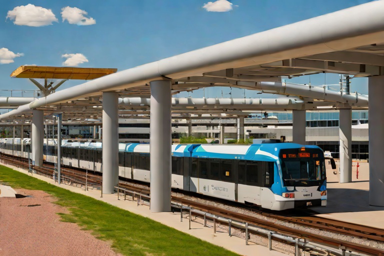 Bus Fleet Compressed Natural Gas (CNG) Fueling Safety Rails across the Denver International Airport Concourse Line