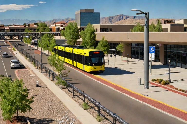 Bus Fleet Compressed Natural Gas (CNG) Fueling Safety Rails across the Lone Tree City Center Transit