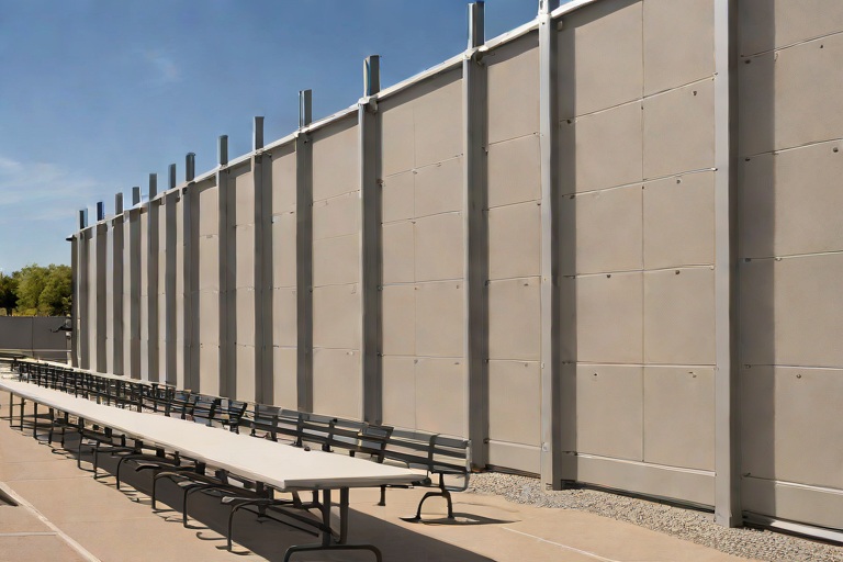 Acoustic Noise Barrier Soundwall Absorption Calculations across the Table Mesa Park-n-Ride