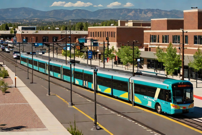Bus Fleet Compressed Natural Gas (CNG) Fueling Safety Rails across the Littleton Downtown Station